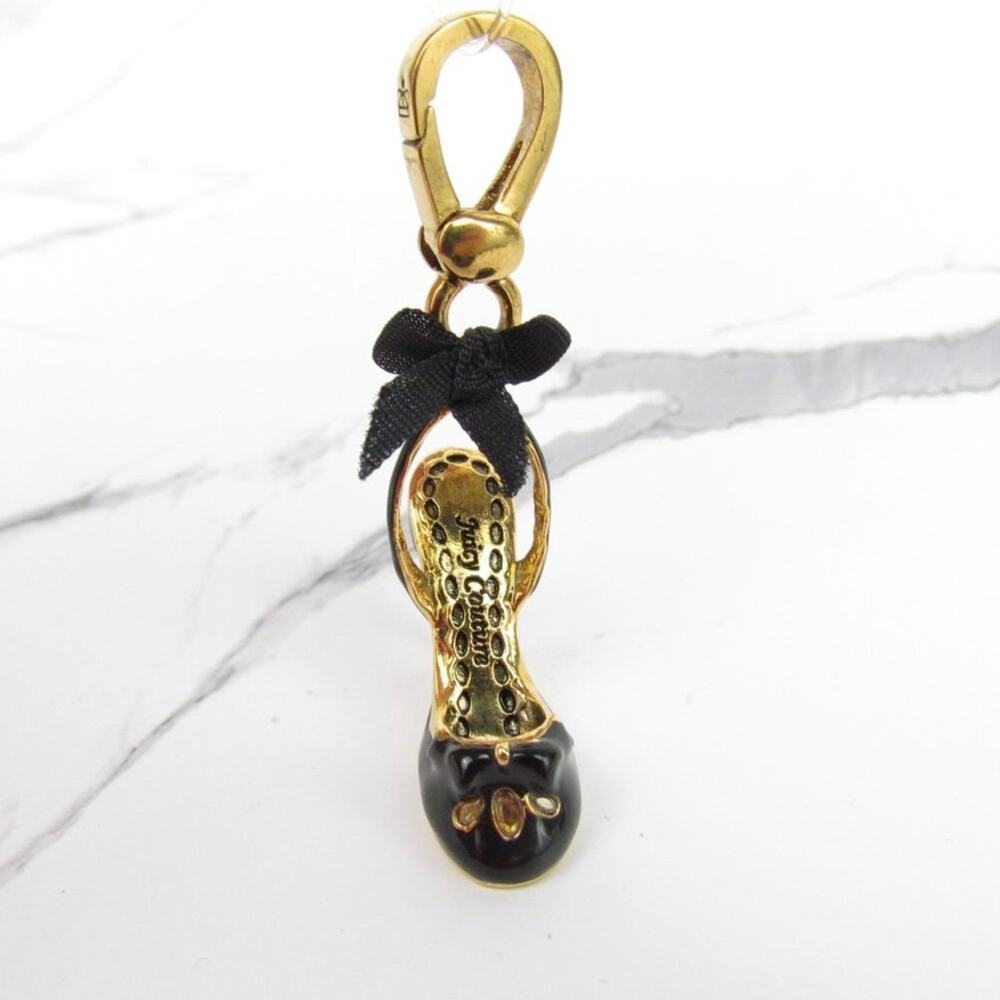 Juicy Couture Blcak Heel Evening Shoe Charm - Picture 3 of 6
